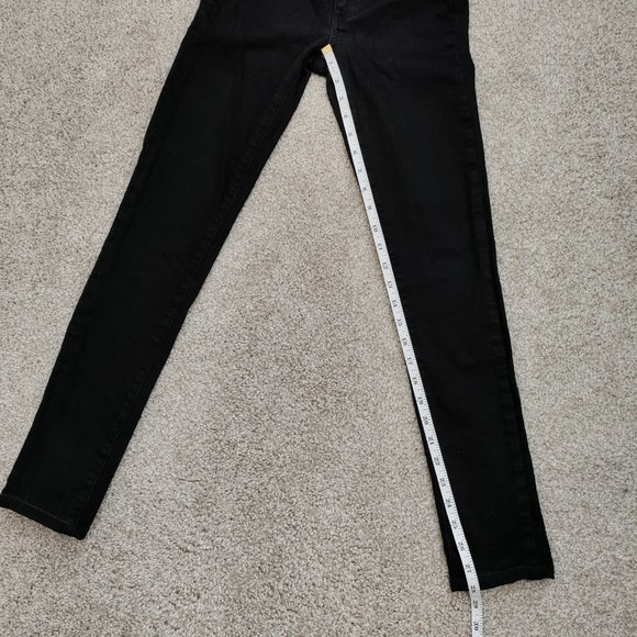 PAIGE Skyline Skinny Jeans in Black Ink Size 23 - Picture 13 of 14